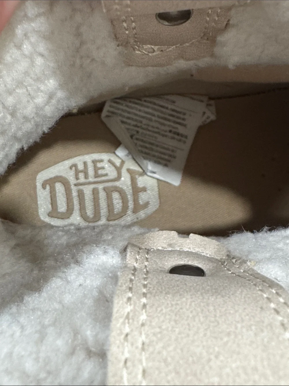 Women’s Hey Dude Wendy Camden Cozy Boots in Light Beige
